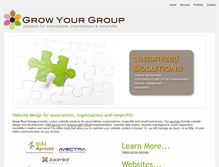 Tablet Screenshot of growyourgroup.com